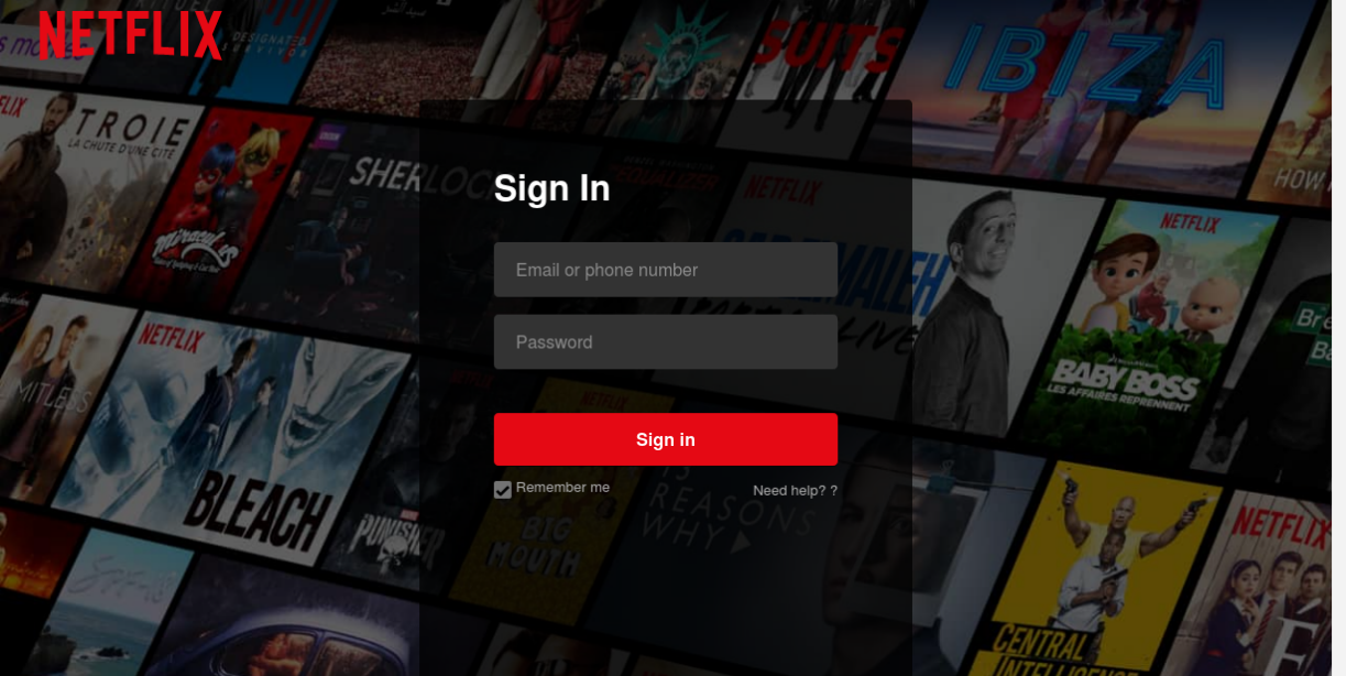 netflix phishing